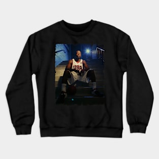 Dwyane Wade on Team USA Crewneck Sweatshirt